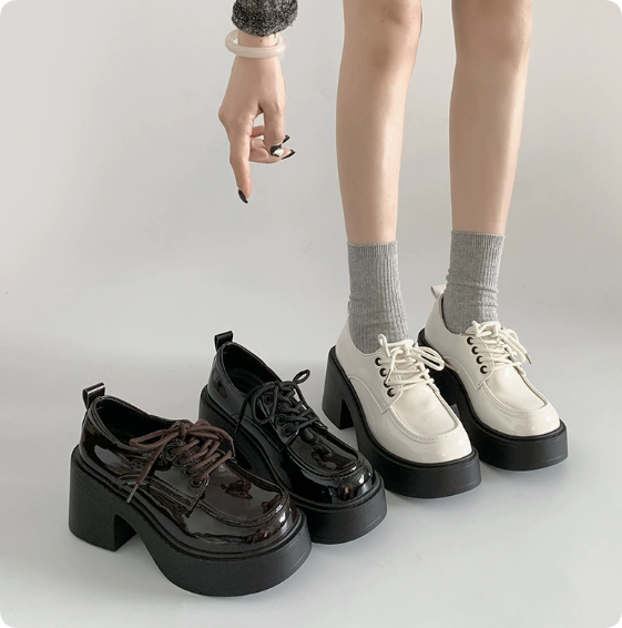 Platform Low-Top Ankle Boots | Durable, Non-Slip Cowhide — Retro-Casual Short Boots | A Must-Have for Fashionistas