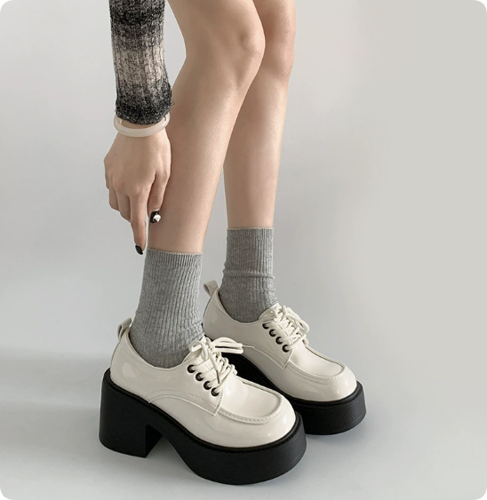 Platform Low-Top Ankle Boots | Durable, Non-Slip Cowhide — Retro-Casual Short Boots | A Must-Have for Fashionistas