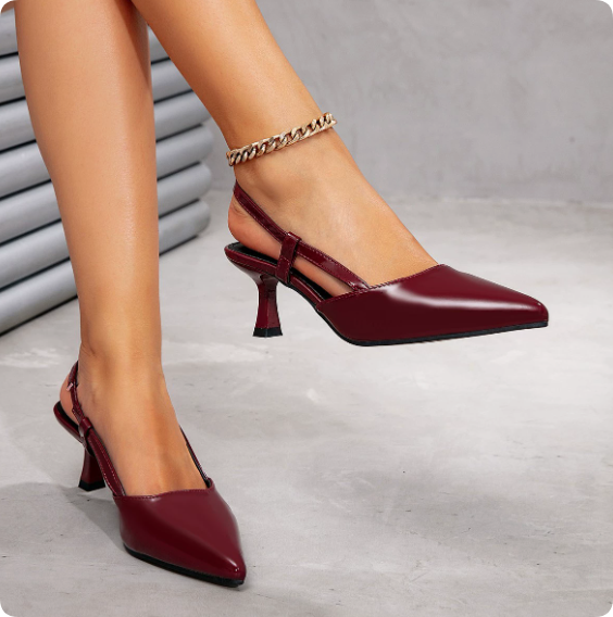 French-Style Elegant Patent Leather High-Heel Boots | Lightweight, Breathable, and Non-Slip — Rubber Outsole — New Women's High-Top Footwear