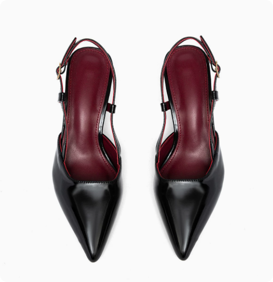 French-Style Elegant Patent Leather High-Heel Boots | Lightweight, Breathable, and Non-Slip — Rubber Outsole — New Women's High-Top Footwear