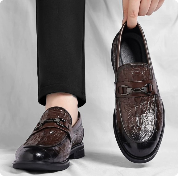 Men's Suede Formal Shoes — Retro Business Lace-up Leather Shoes / Stylish Commuter Derby Shoes