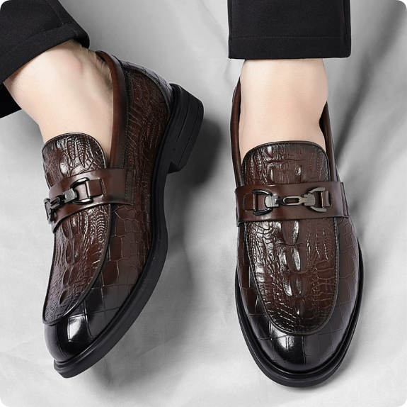 Men's Suede Formal Shoes — Retro Business Lace-up Leather Shoes / Stylish Commuter Derby Shoes