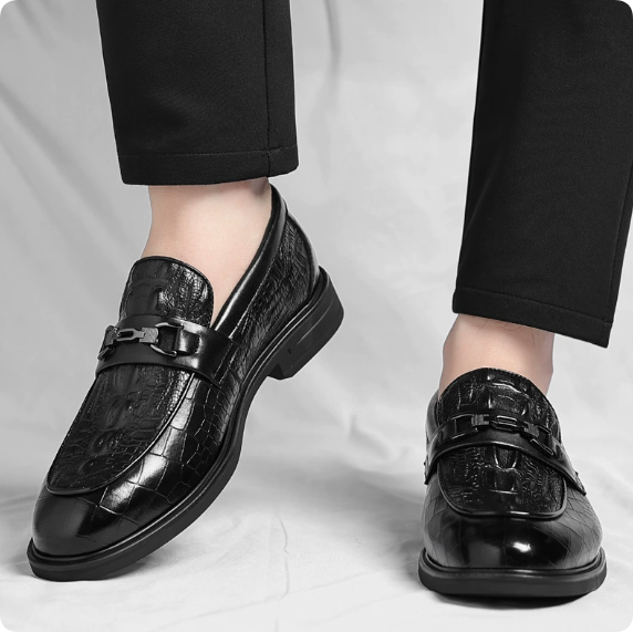 Men's Suede Formal Shoes — Retro Business Lace-up Leather Shoes / Stylish Commuter Derby Shoes